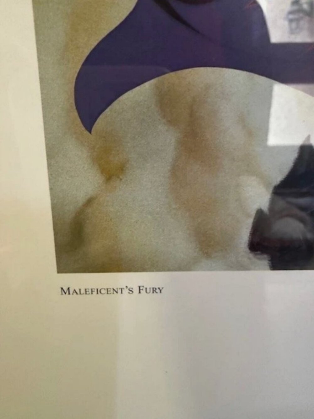 Disney Maleficent Print By The McGaw Group “Maleficent's Fury” Framed - Picture 3 of 5